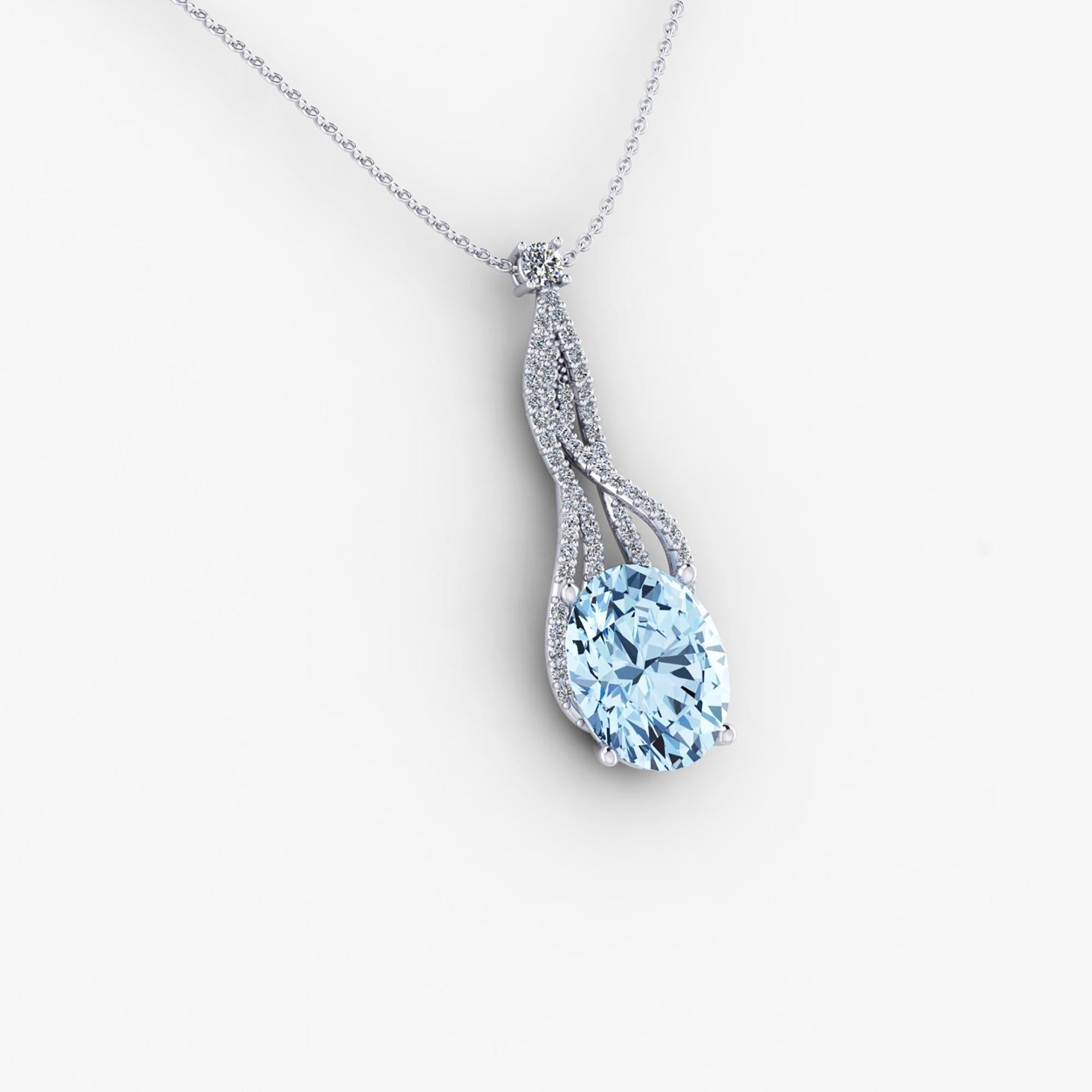 waterfall pendant necklace