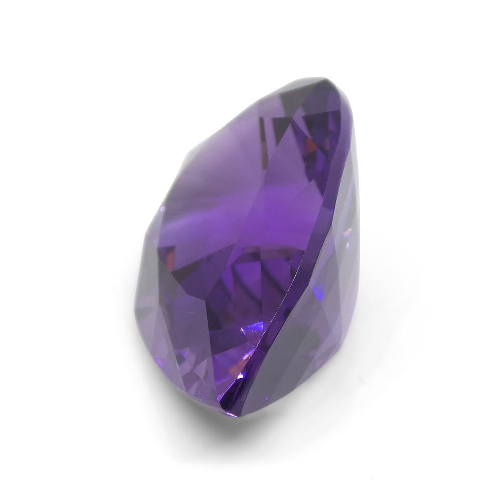 22.11ct Pear Purple Amethyst from Uruguay For Sale 1