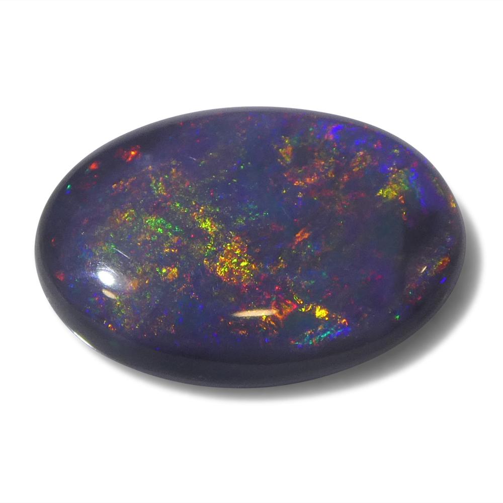 da uomo o donna Opale grigio ovale cabochon 2.21ct dall'Australia in vendita