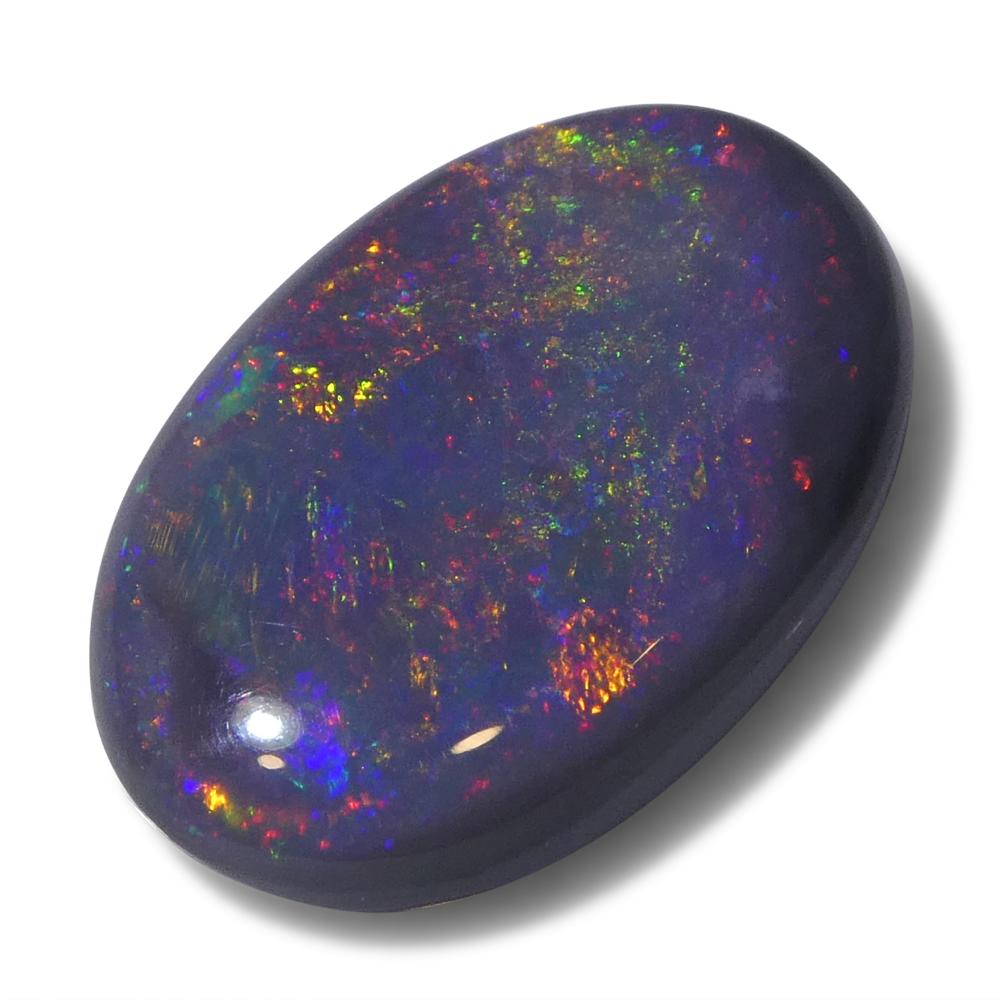 Opale grigio ovale cabochon 2.21ct dall'Australia in vendita 2