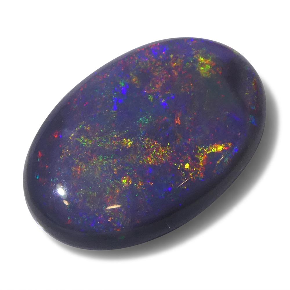 Opale grigio ovale cabochon 2.21ct dall'Australia in vendita 3