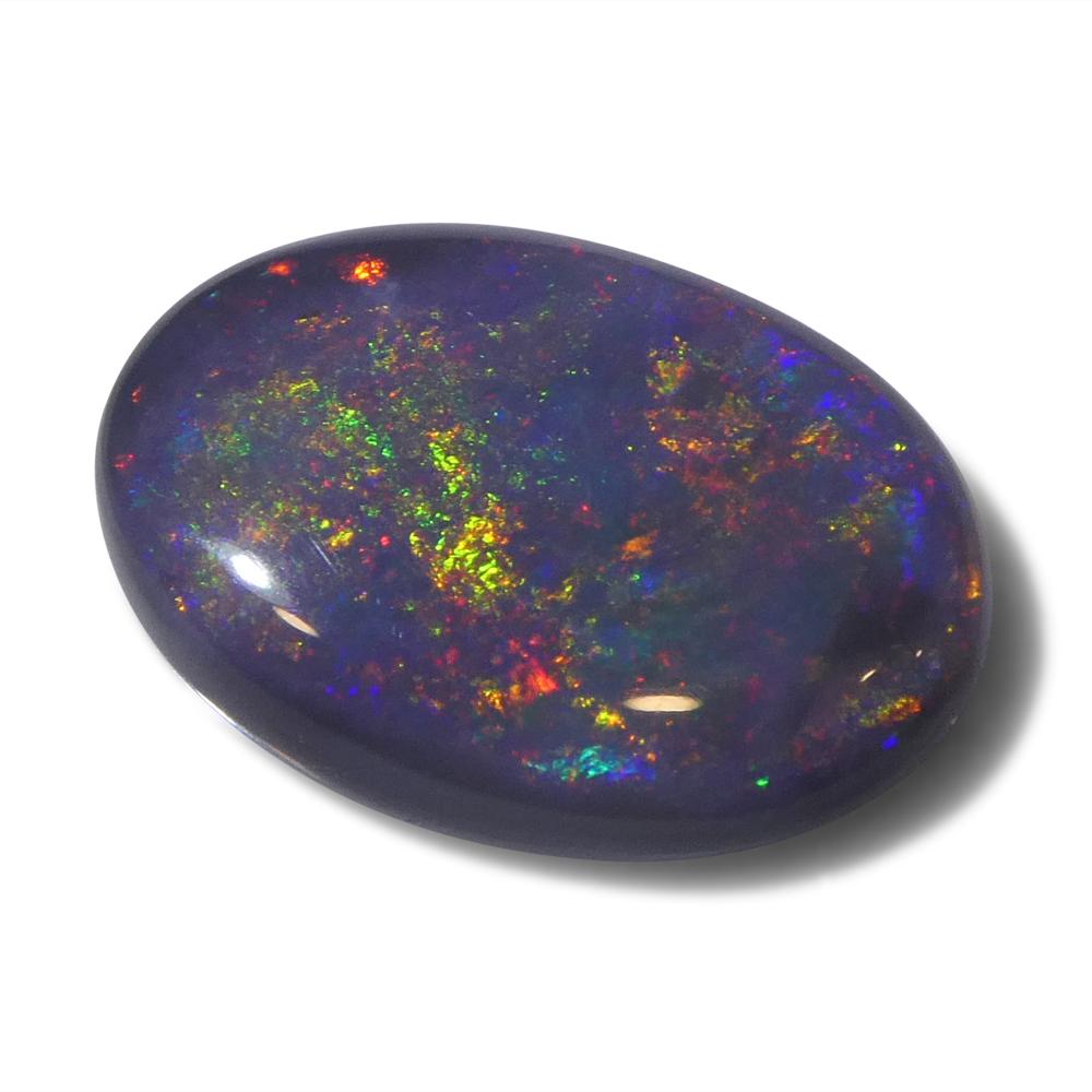 Opale grigio ovale cabochon 2.21ct dall'Australia in vendita 4