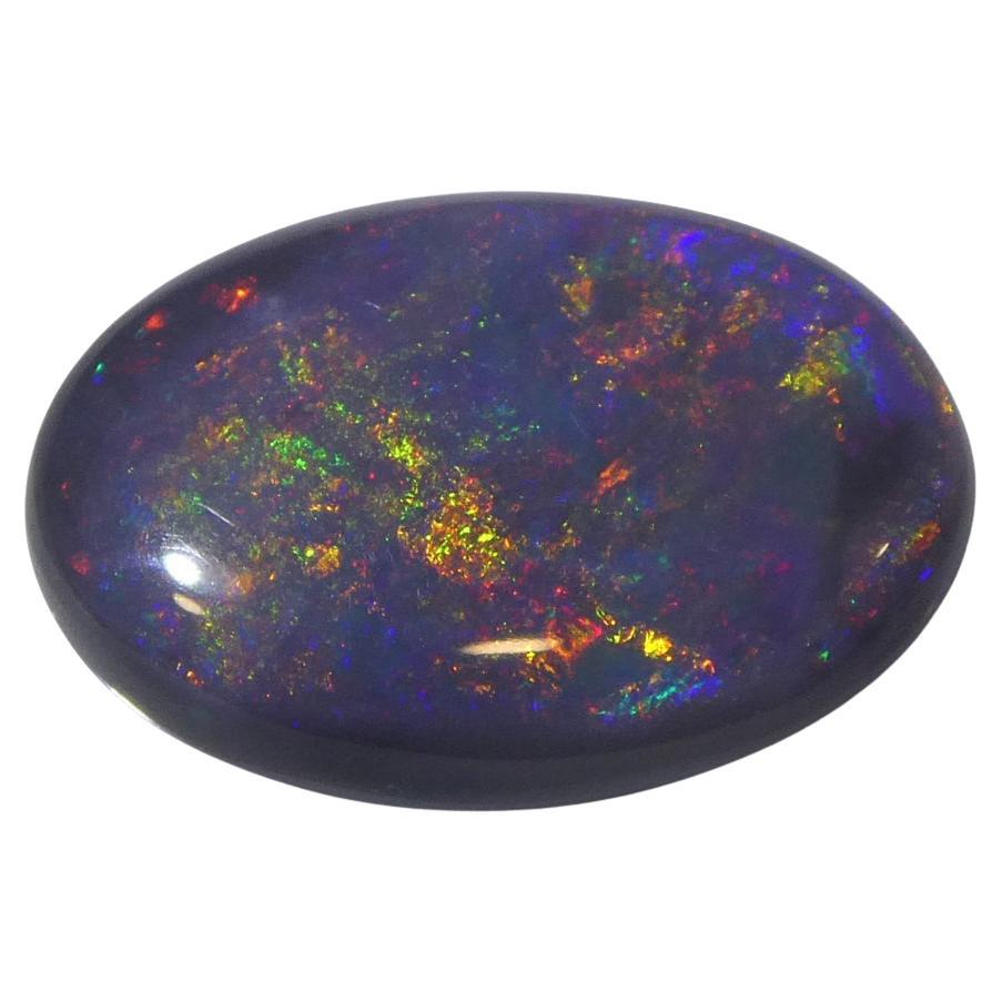 Opale grigio ovale cabochon 2.21ct dall'Australia