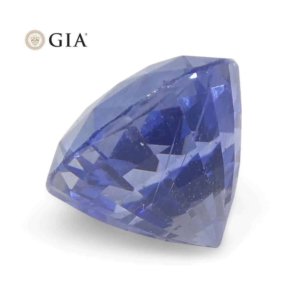 Saphir bleu rond de 2,21 carats certifié GIA, Sri Lanka en vente 6