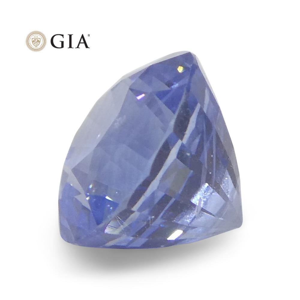 Saphir bleu rond de 2,21 carats certifié GIA, Sri Lanka en vente 7