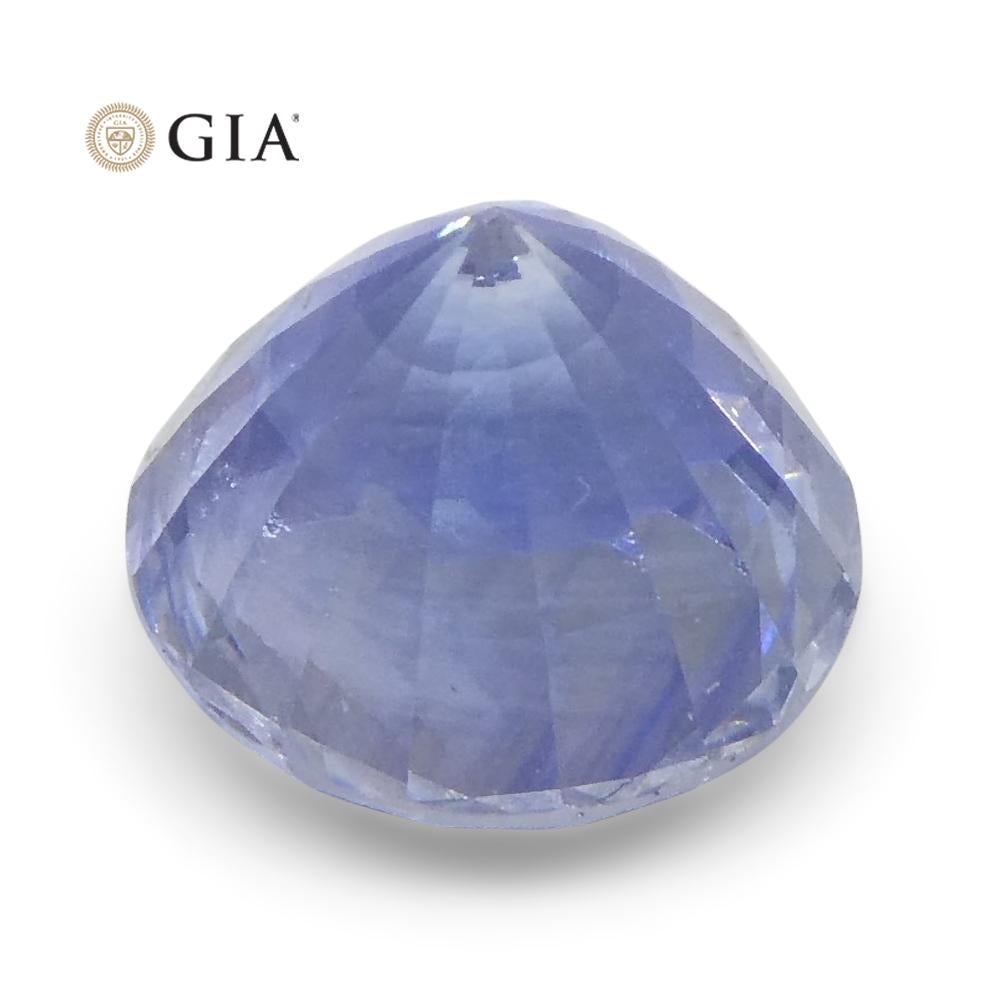 Saphir bleu rond de 2,21 carats certifié GIA, Sri Lanka en vente 11