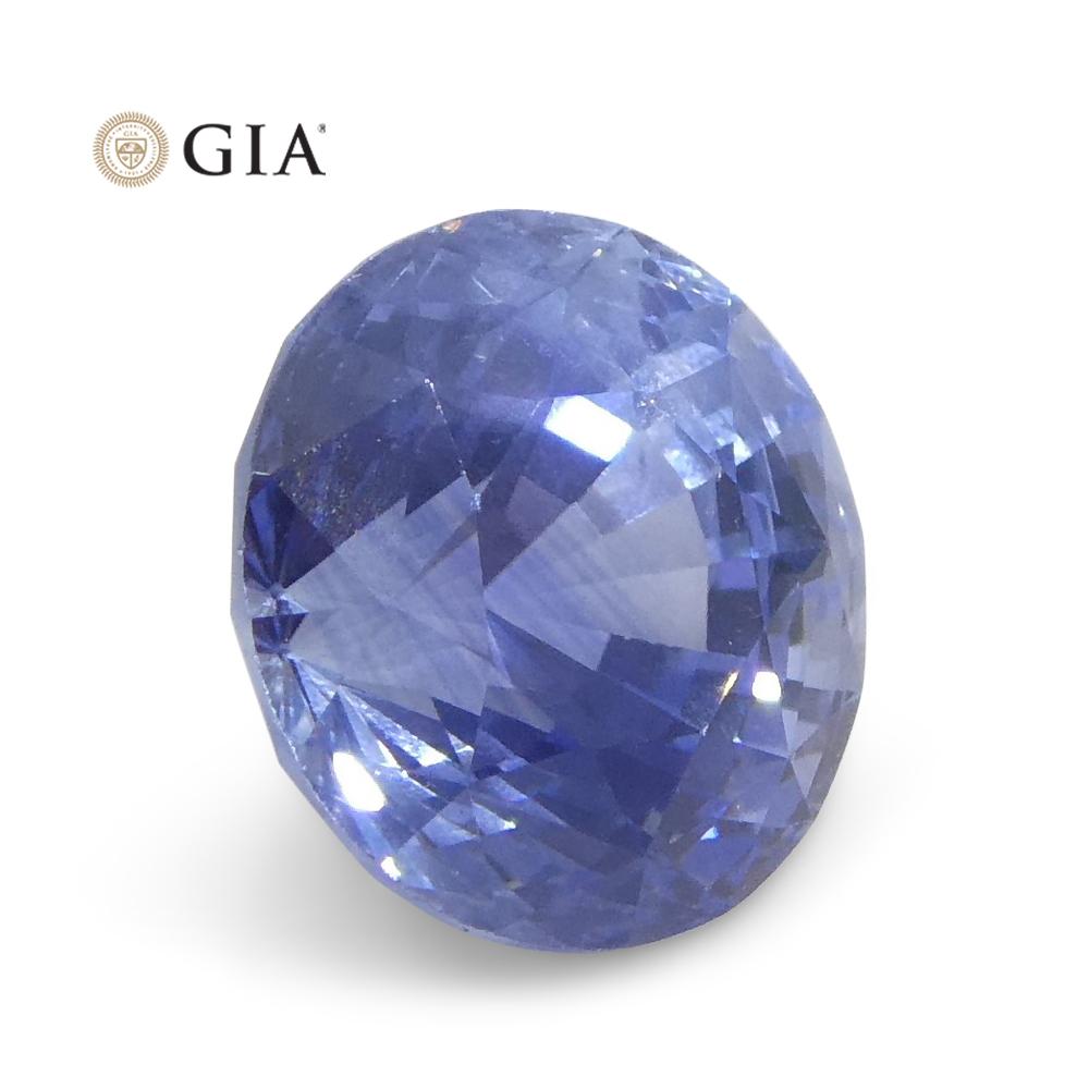 Saphir bleu rond de 2,21 carats certifié GIA, Sri Lanka en vente 2