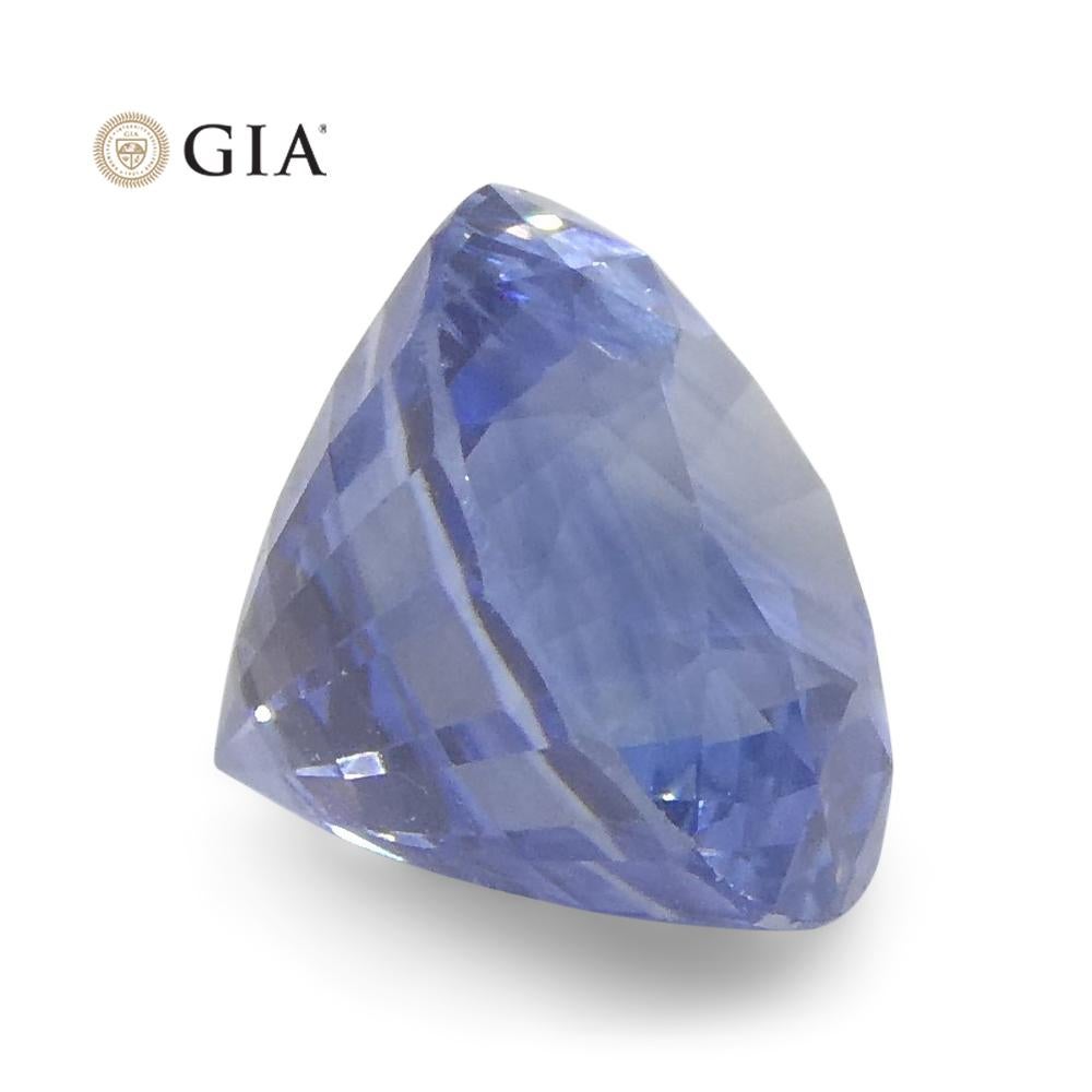 Saphir bleu rond de 2,21 carats certifié GIA, Sri Lanka en vente 3