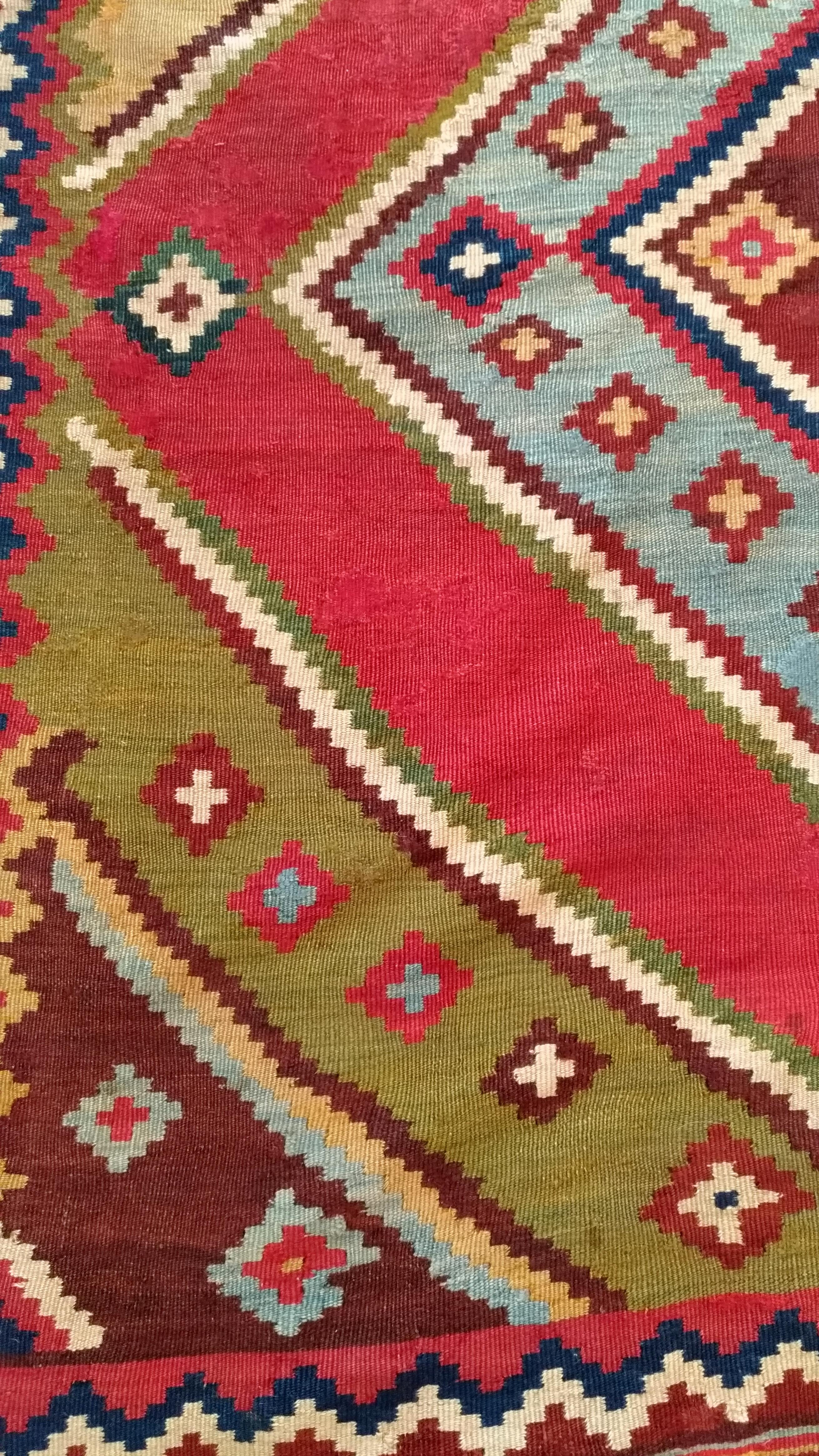 Hand-Woven  19th Century Oriental Kilim - N° 222 For Sale