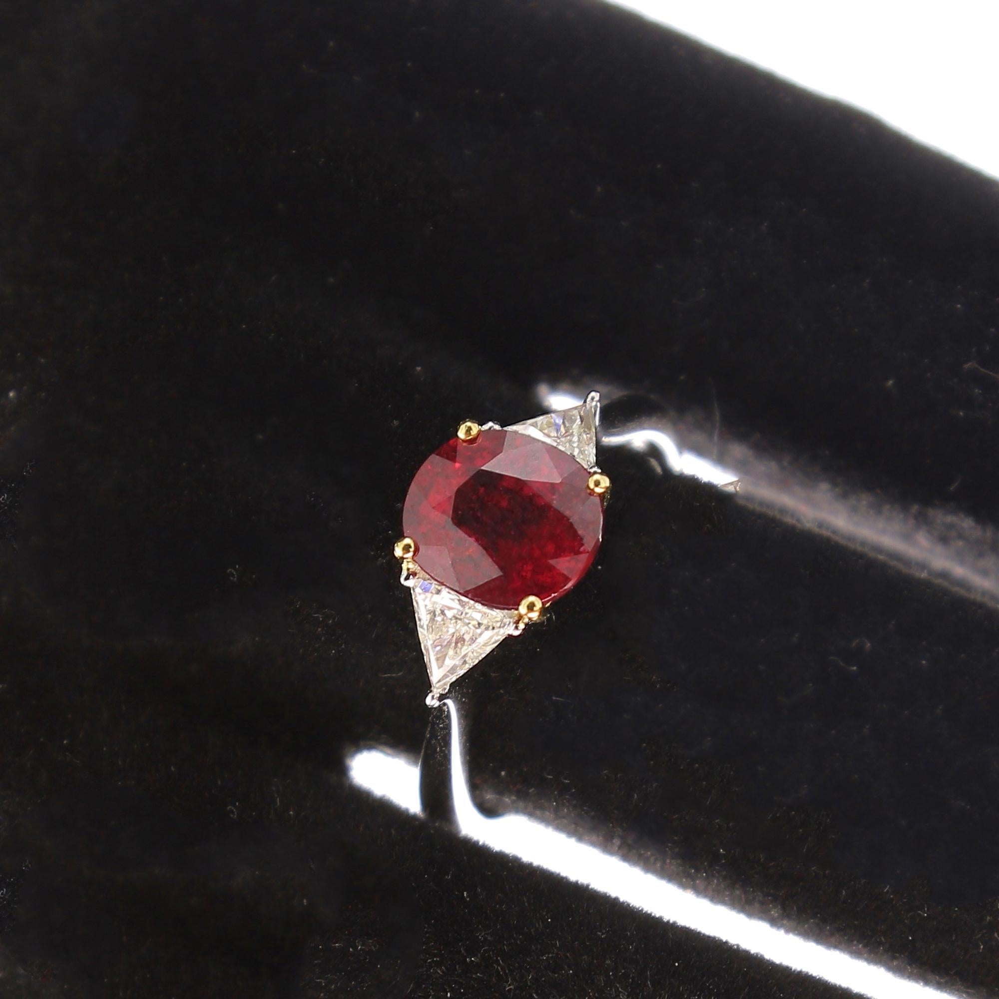 18k ruby ring