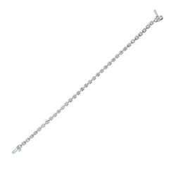 Bracelet en or blanc avec diamants de 2,22 carats