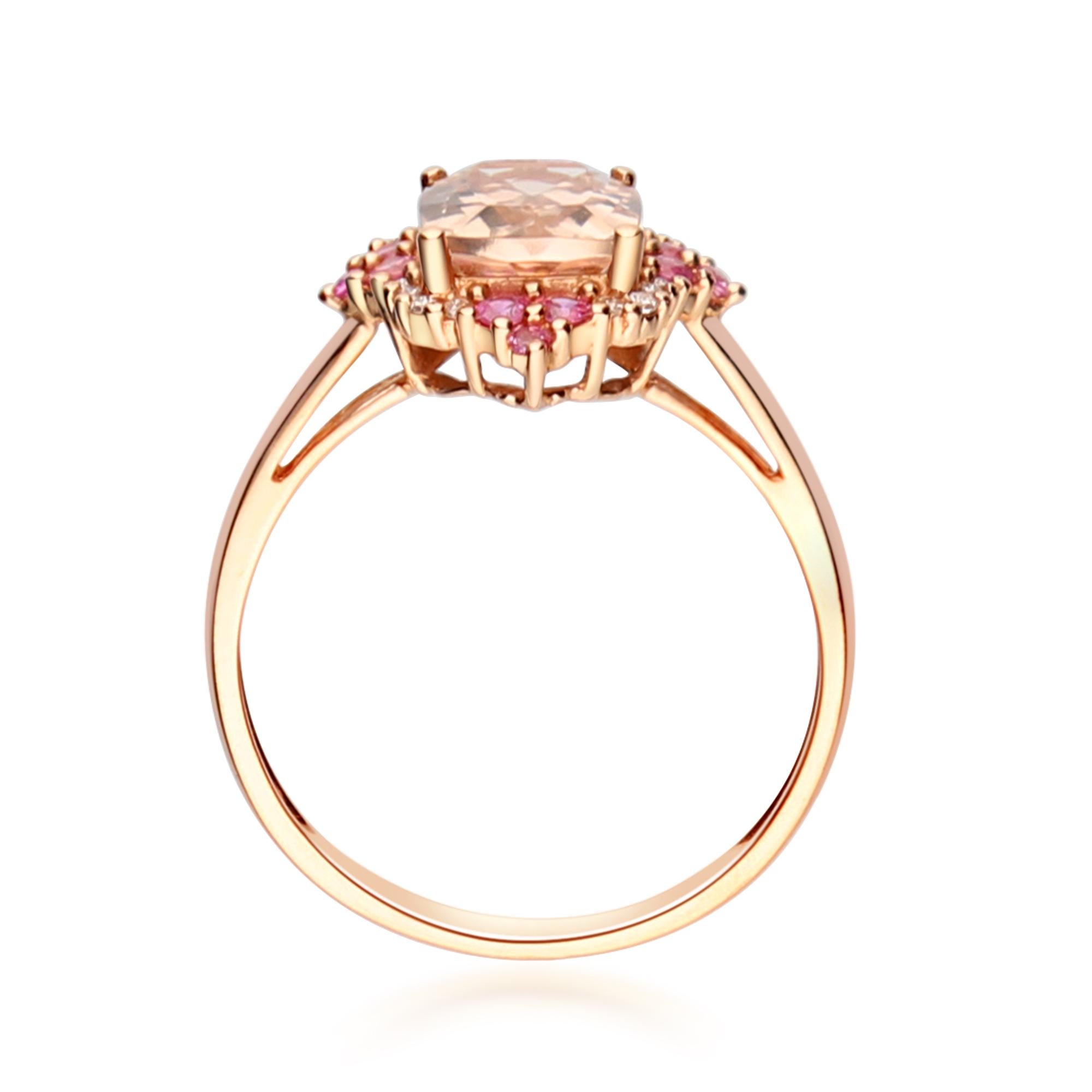 pink sapphire vs morganite