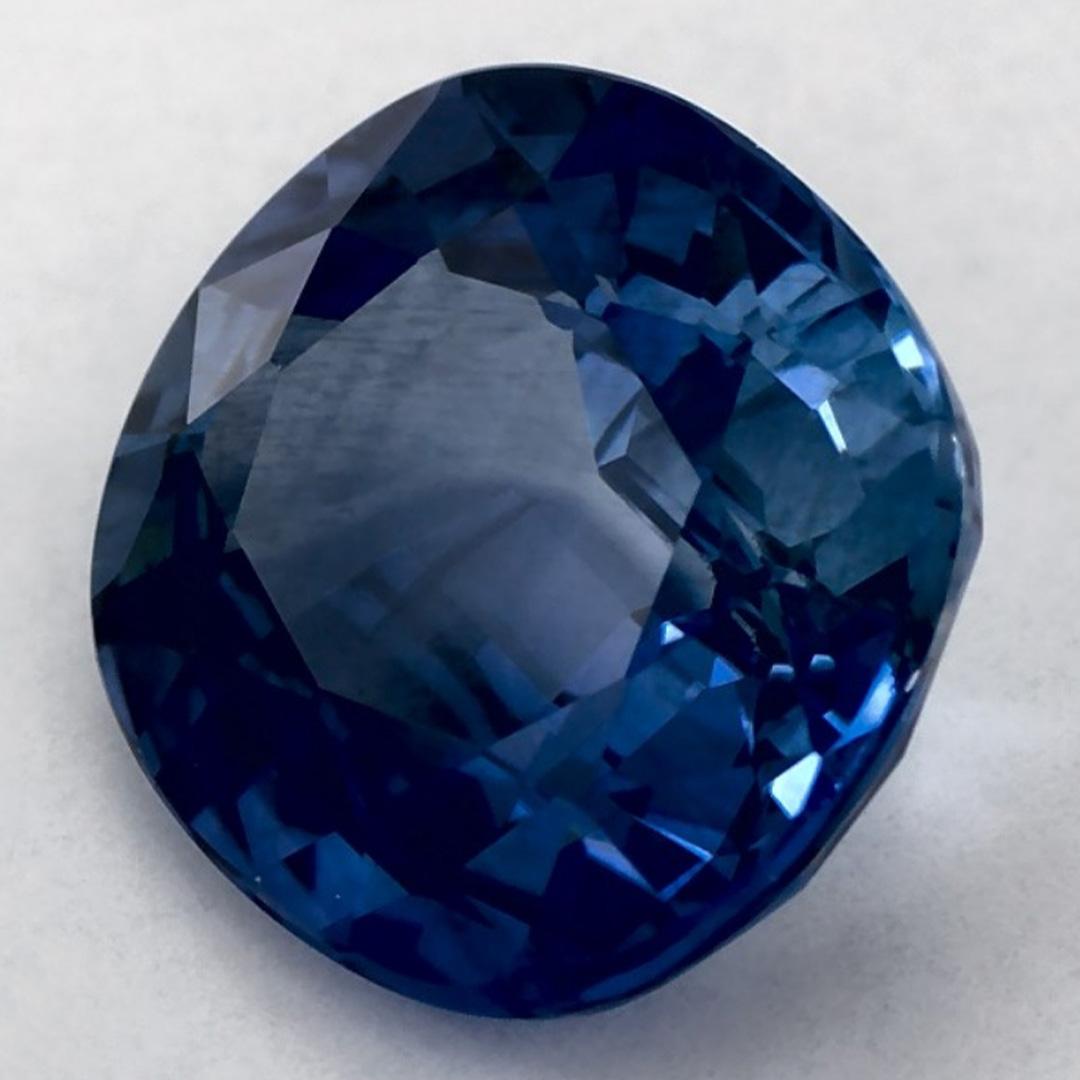 2.22 Karat Blauer Saphir Oval Loser Edelstein (Ovalschliff)
