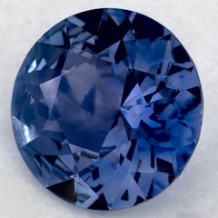 2.22 Ct Blue Sapphire Round Loose Gemstone (pierre précieuse en vrac)