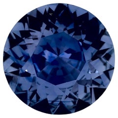 2.22 Ct Blue Sapphire Round Loose Gemstone