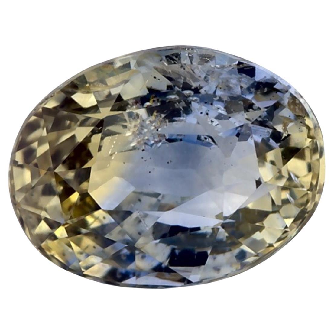 2,22 Karat Grüner Saphir Oval zertifiziert Lose Edelstein im Angebot