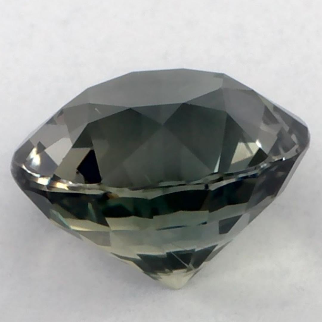 2.22 Karat Grüner Saphir Rund Lose Edelstein im Zustand „Neu“ im Angebot in Fort Lee, NJ