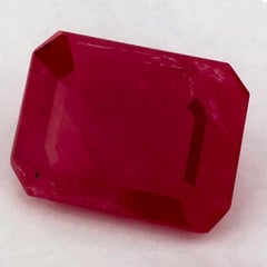 2.22 Ct Ruby Octagon Cut Loose Gemstone