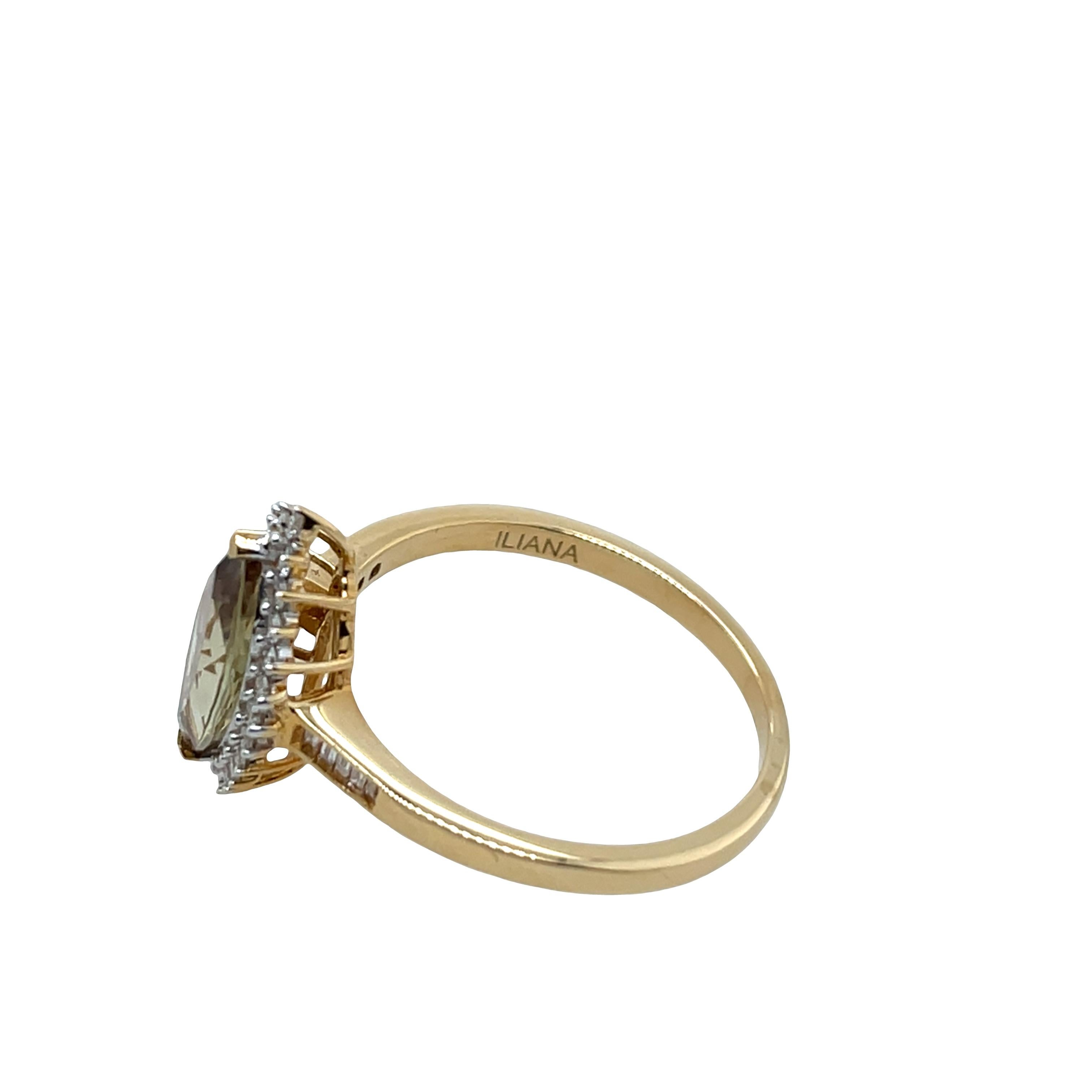 Taille ronde 2.22 Ct Turkizite et diamant bague halo en or jaune 18ct en vente
