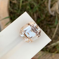 22.20 Carat Natural Loose Golden Topaz Huge Cushion Shape Gem For Jewellery
