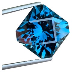22.25 Carat Natural Loose London Blue Topaz Fancy Octagon Cut Gemstone