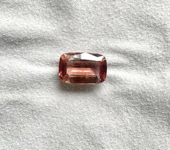 22.27 Karat Top Qualität Pfirsich Turmalin Cushion Cut Stein für Schmuck Edelstein