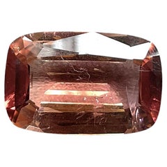 22.27 Carat Top Quality Peach Tourmaline Cushion Cut Stone For Jewelry Gemstone