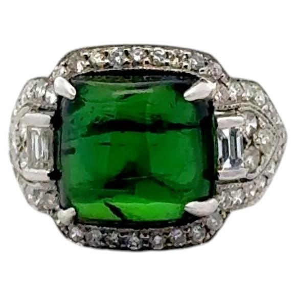 22.29 Ct Emerald Diamond 18K Yellow Gold Exclusive Ring For Her