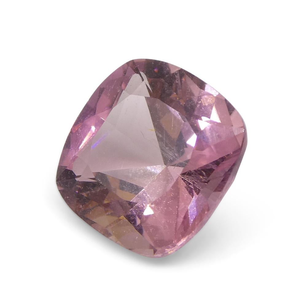2,22 ct di tormalina rosa a cuscino in vendita 6