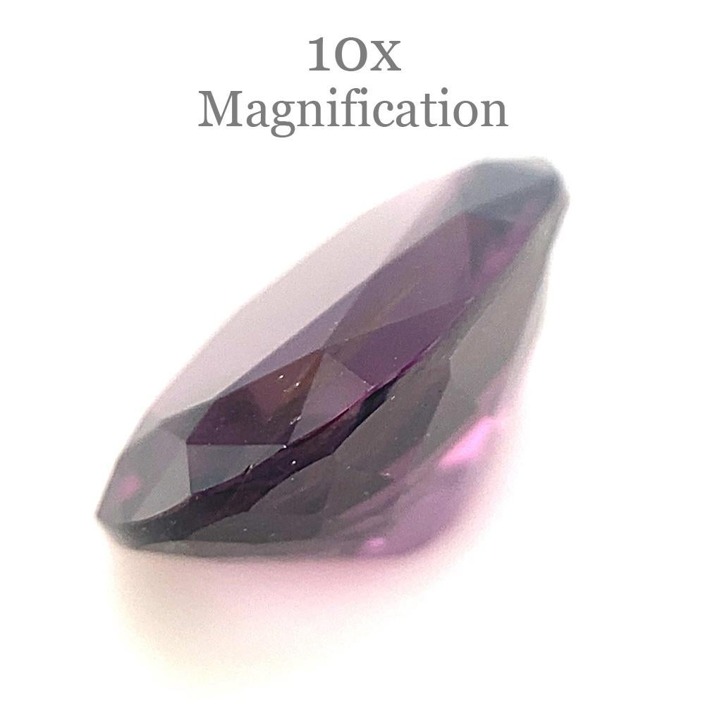 2.22ct Oval Purple Spinel from Sri Lanka Unheated For Sale 6