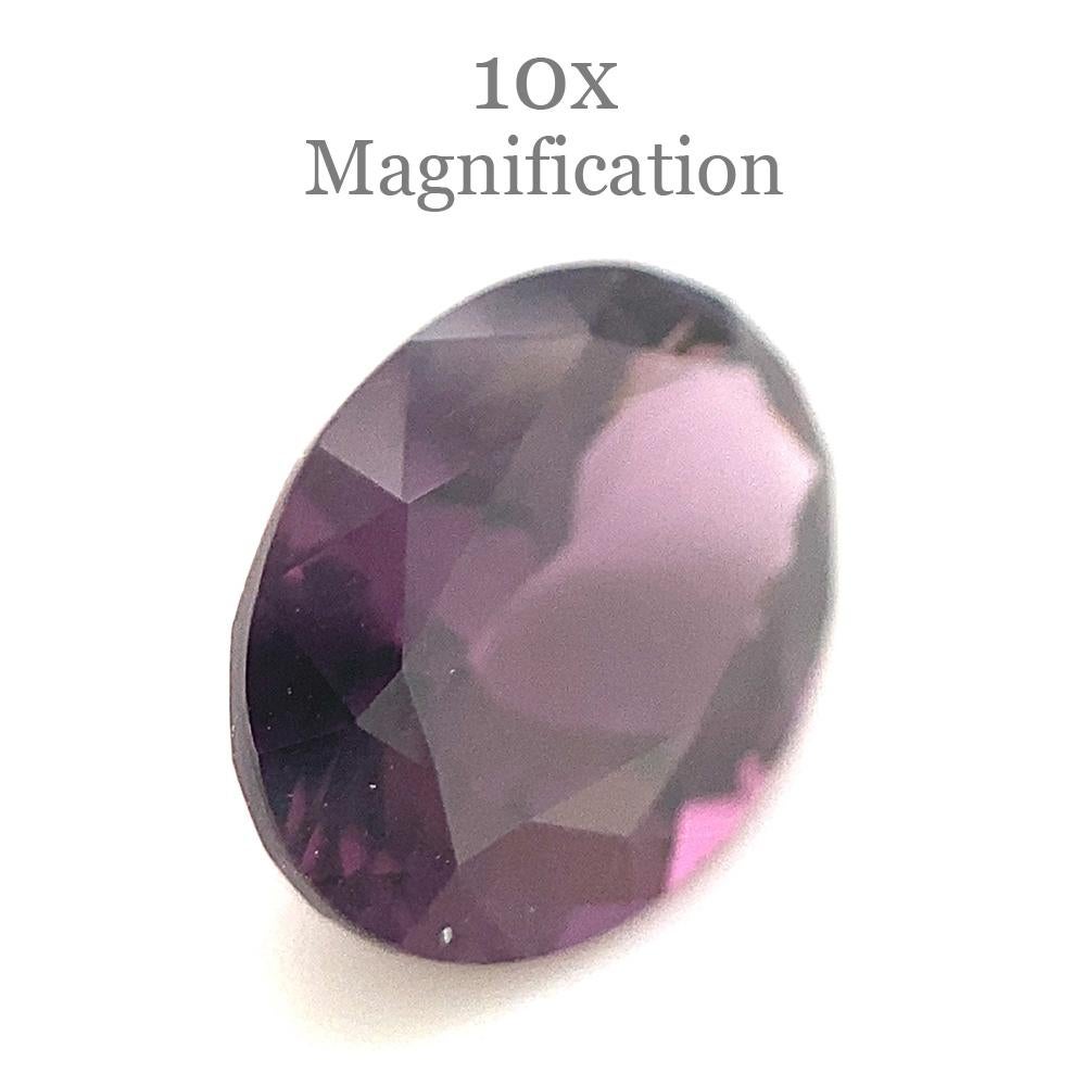 Women's or Men's 2.22ct Oval Purple Spinel from Sri Lanka Unheated For Sale