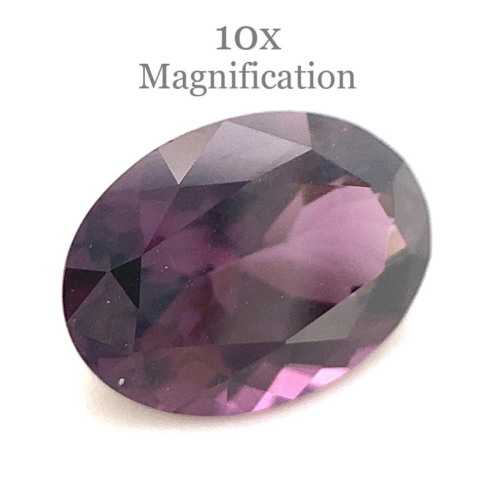 2.22ct Oval Purple Spinel from Sri Lanka Unheated For Sale 1