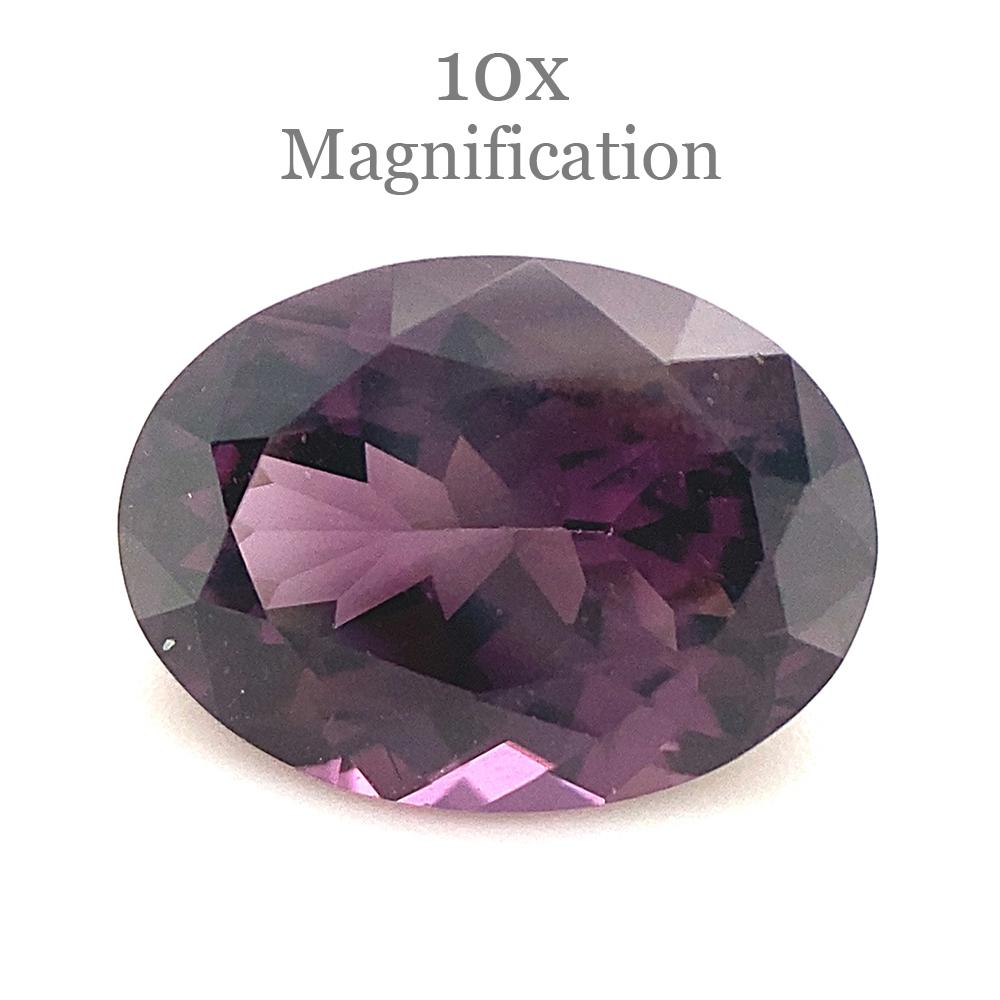 2.22ct Oval Purple Spinel from Sri Lanka Unheated For Sale 2