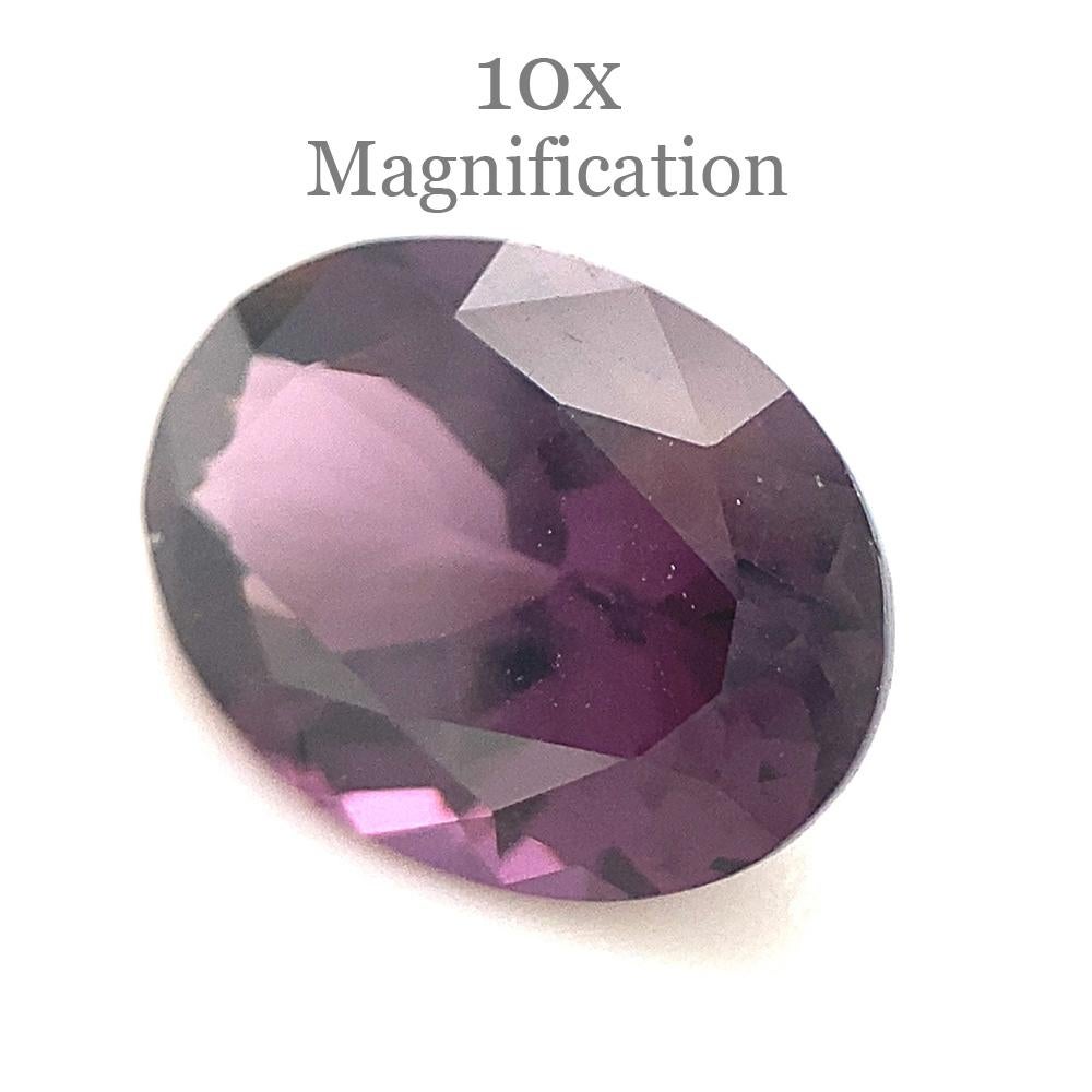 2.22ct Oval Purple Spinel from Sri Lanka Unheated For Sale 3