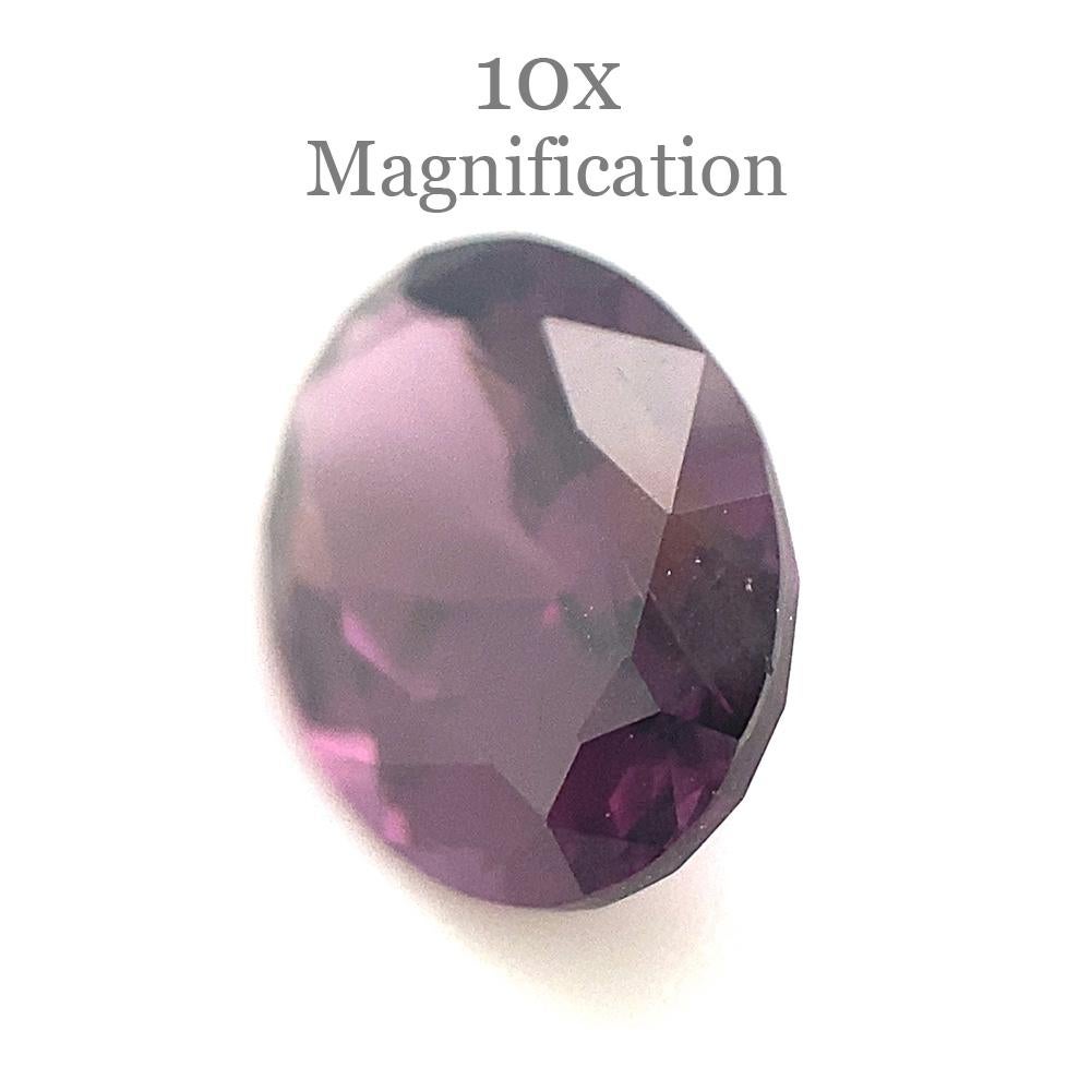 2.22ct Oval Purple Spinel from Sri Lanka Unheated For Sale 4
