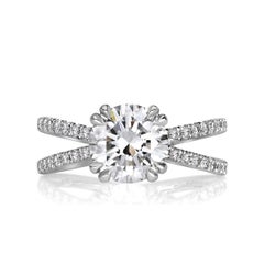 2.22ct Round Brilliant Cut Diamond Engagement Ring