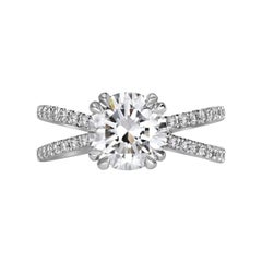 2.22ct Round Brilliant Cut Diamond Engagement Ring