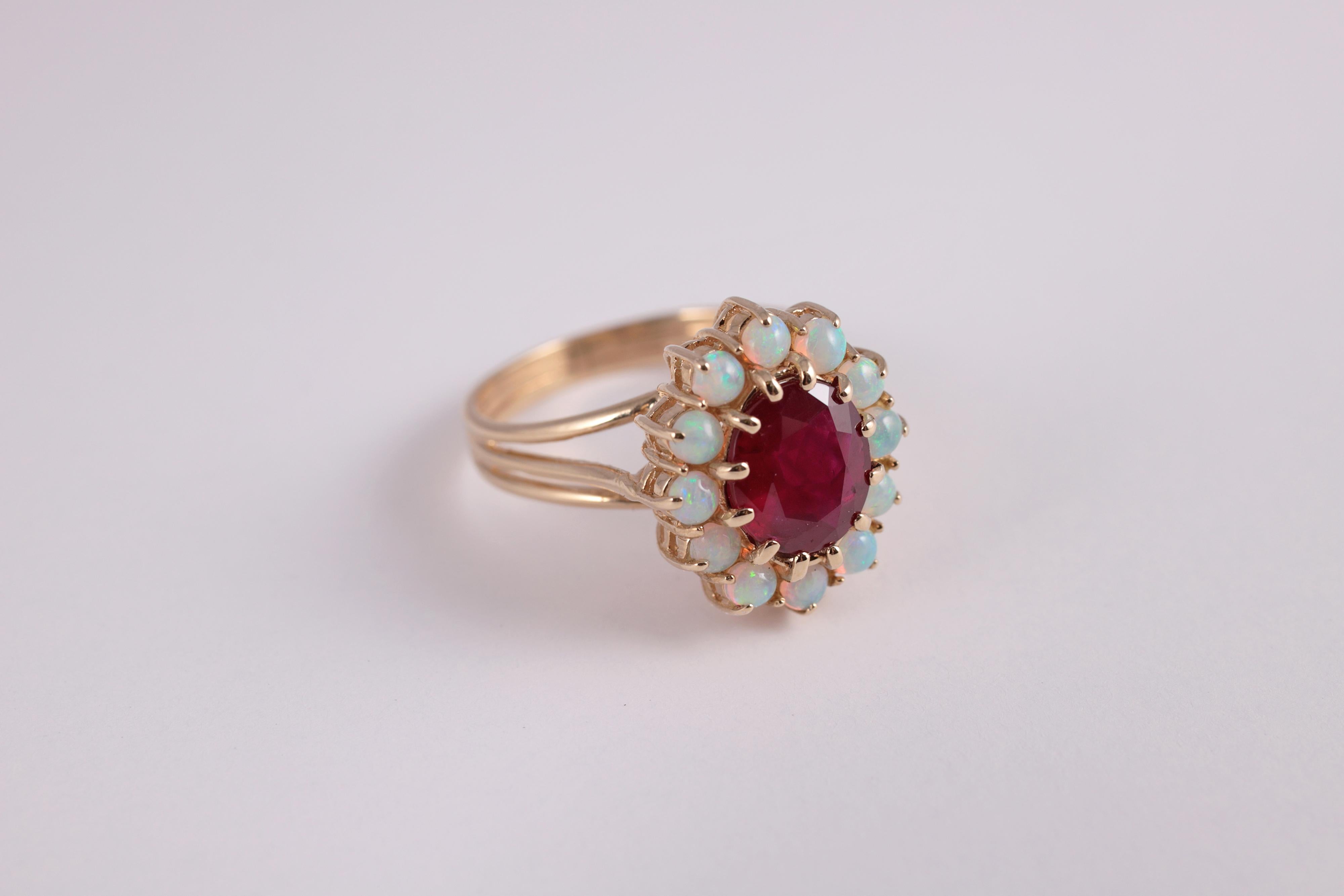 ruby and opal jewelry