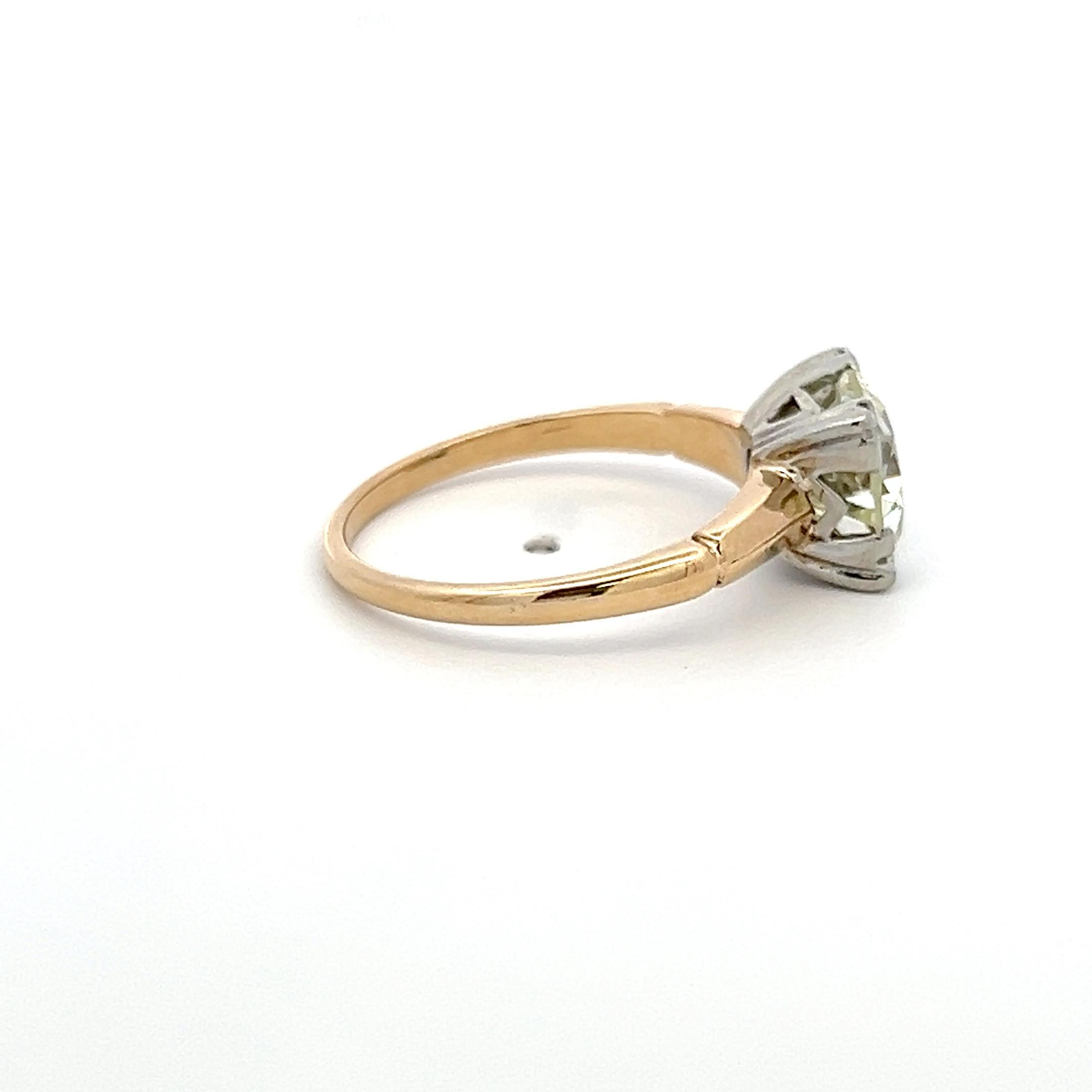 Titre :
2.23 Carat Circular Brilliant Cut O SI1 Diamond 14 Karat Two Tone Gold/Platinum Engagement Ring
Le style :
Engagement
Métal :
14 carats bicolore or/plat
Pierre précieuse 1 :
Diamant de 2,23 carats
Nombre de pierres :
1
Couleur :
O
La clarté