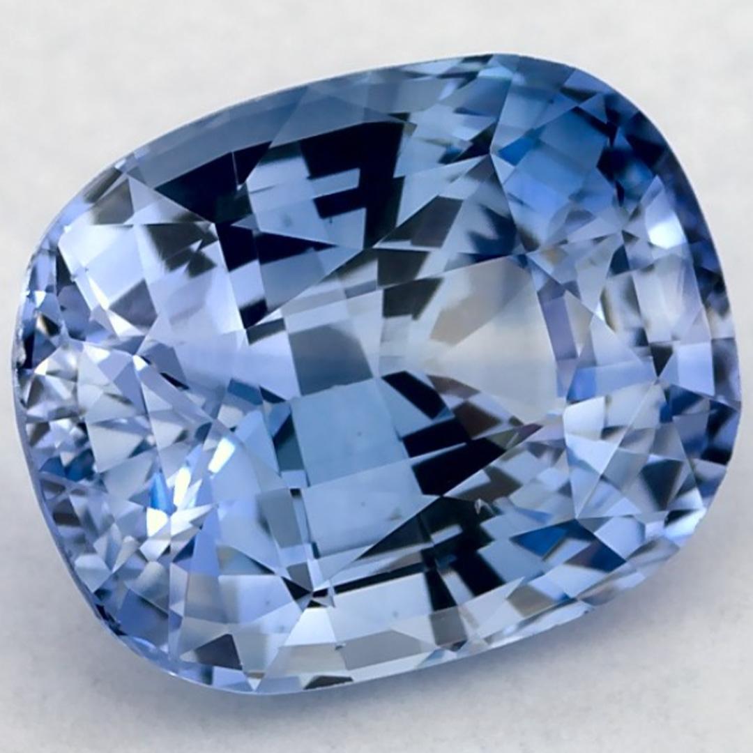 2.23 Karat Blauer Saphir Cushion Loser Edelstein (Kissenschliff)