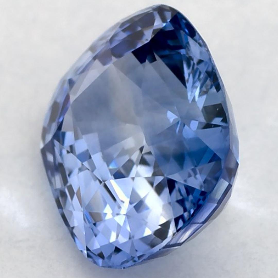 2.23 Karat Blauer Saphir Cushion Loser Edelstein Damen