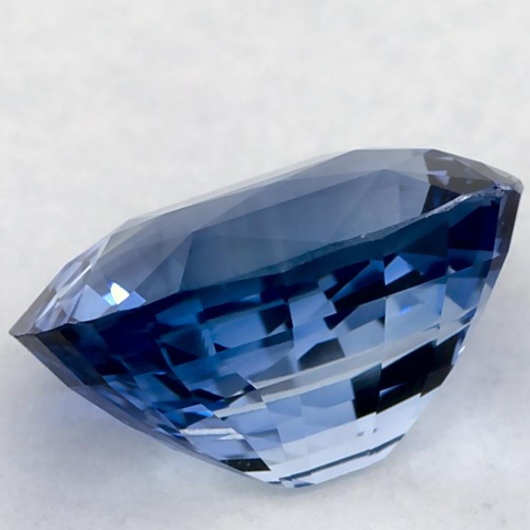 2.23 Karat Blauer Saphir Cushion Loser Edelstein 3