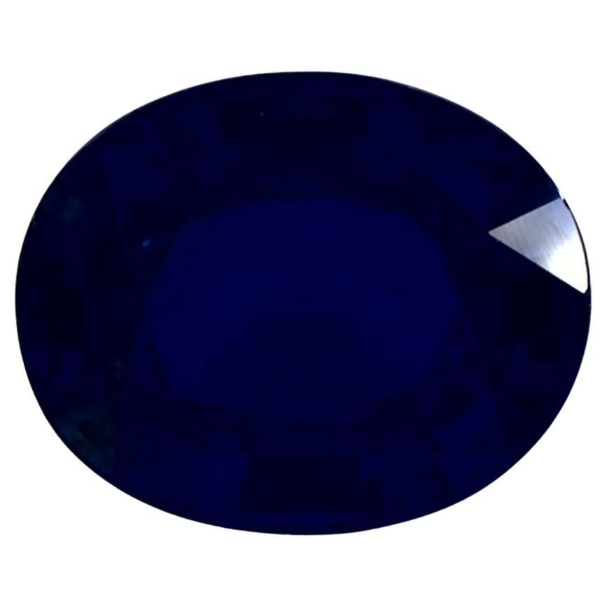 2.23 Ct Blue Sapphire Oval Loose Gemstone