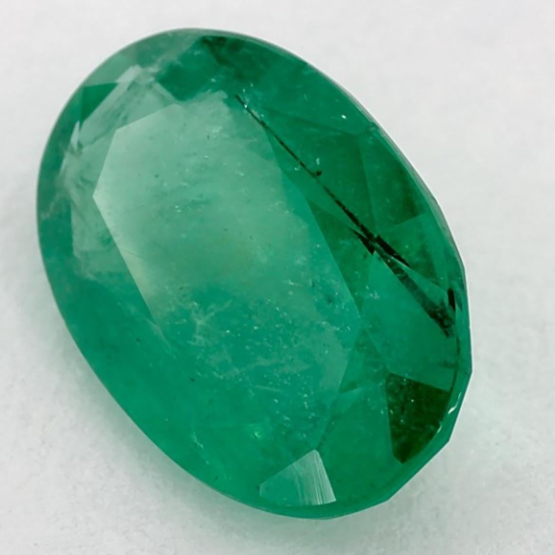 2.23 Karat Smaragd Oval Loser Edelstein (Ovalschliff) im Angebot