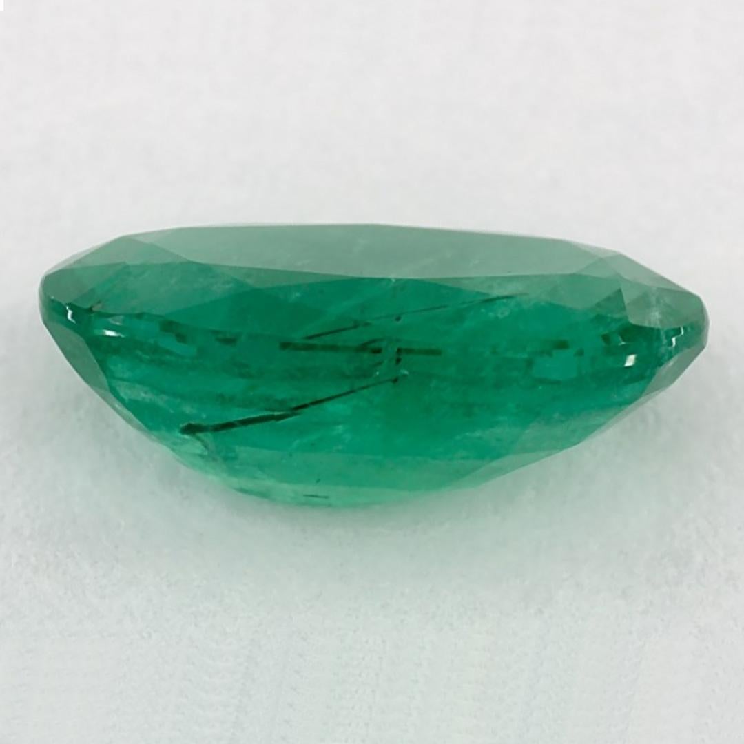 2.23 Karat Smaragd Oval Loser Edelstein im Zustand „Neu“ im Angebot in Fort Lee, NJ