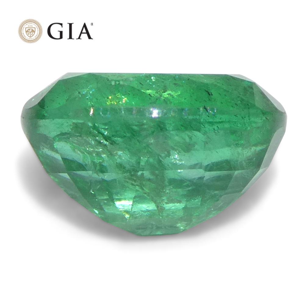 2.23ct Oval Green Emerald GIA Certified Zambia (F2) For Sale 4