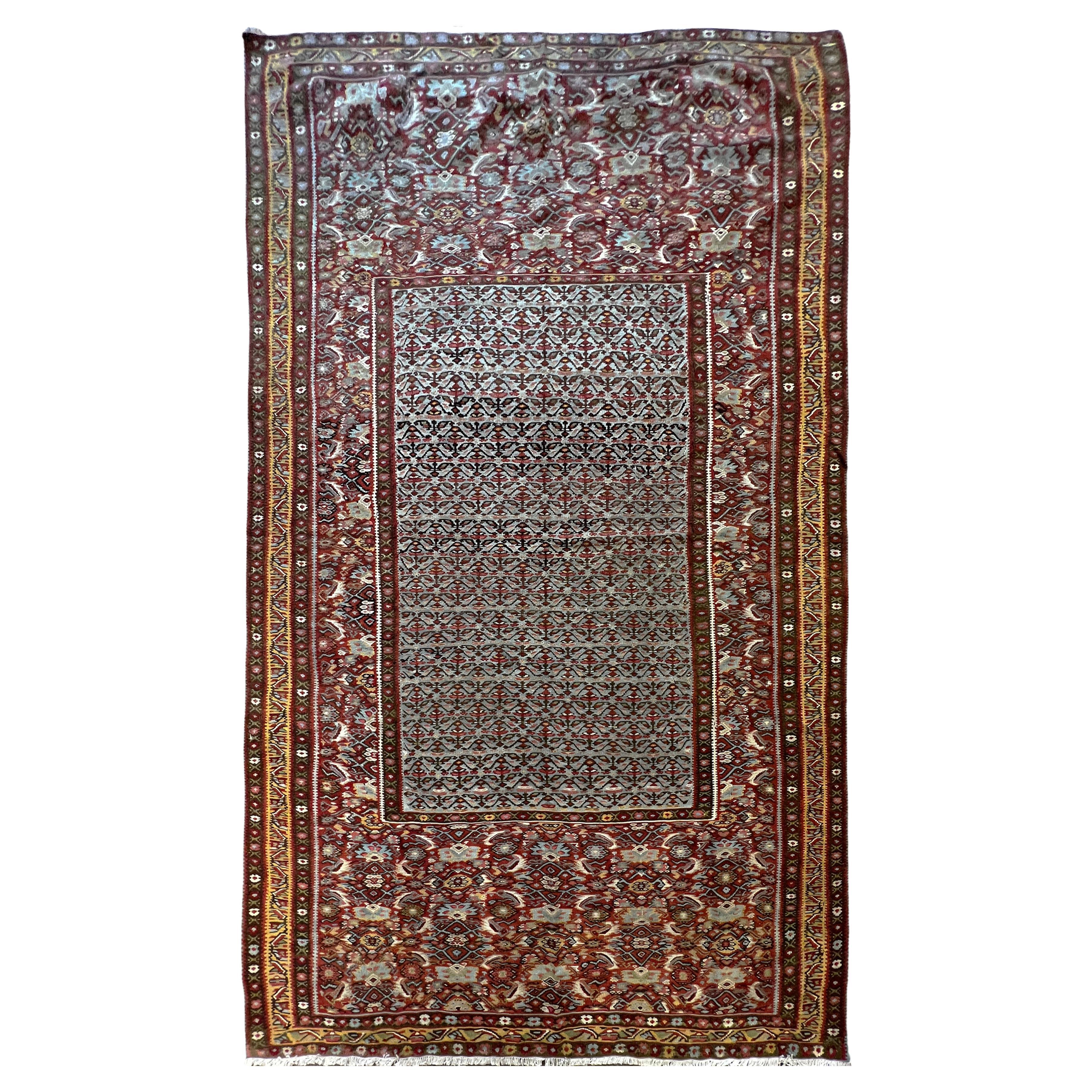 224 - 19. Jahrhundert Kelim „Senneh“