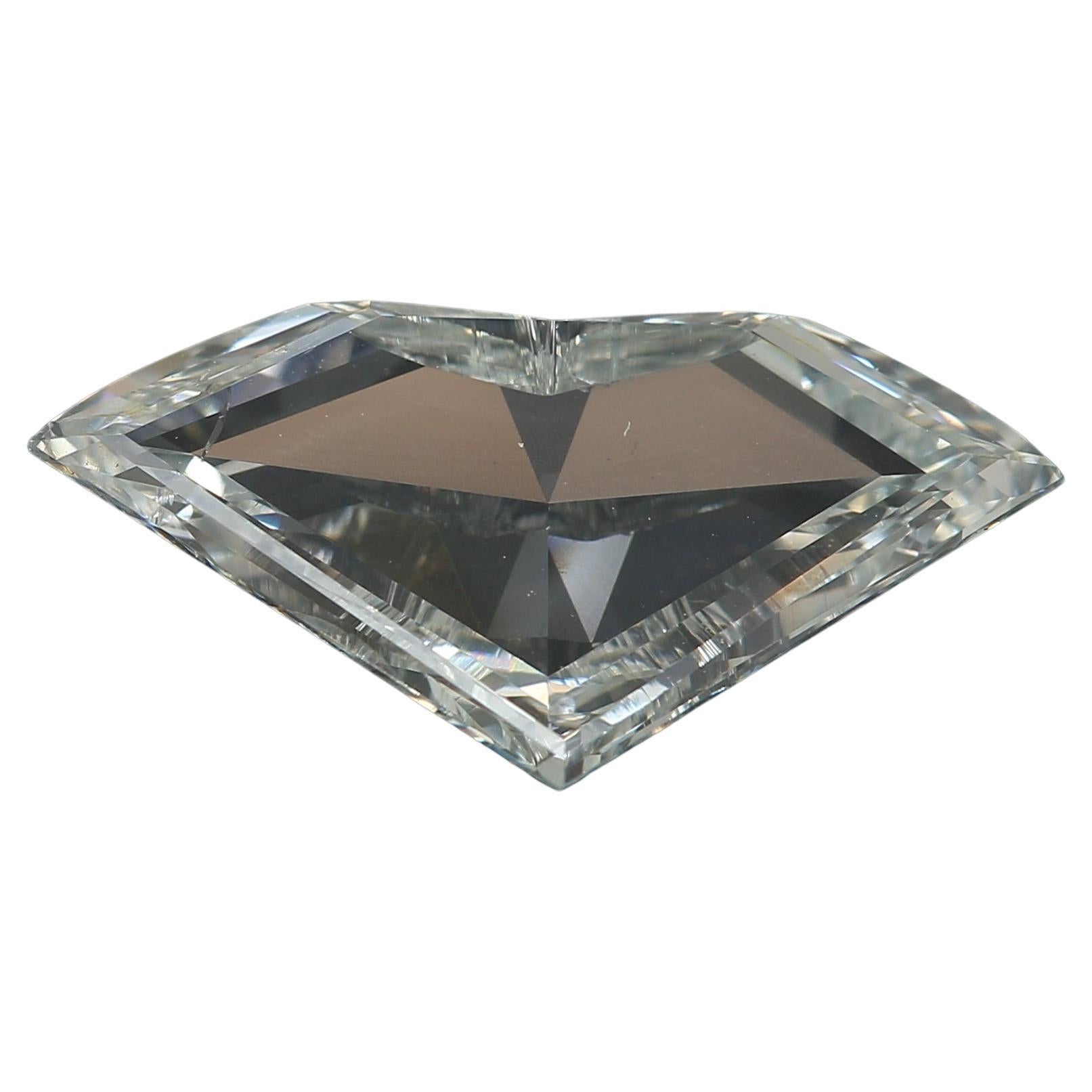 2.24 Carat Shield Cut Diamond I1 Clarity GIA Certified For Sale