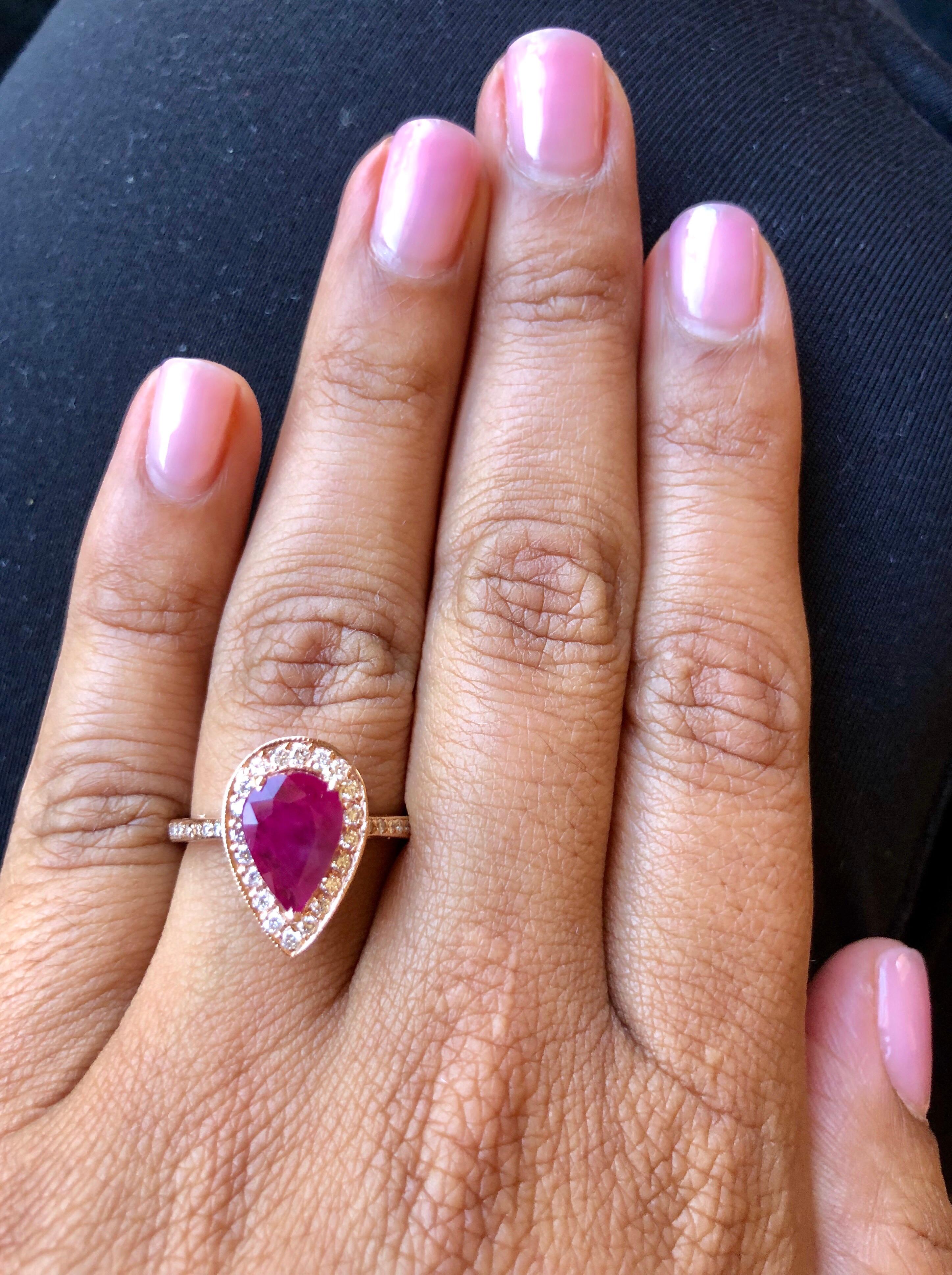 rose gold and morganite engagement ring
