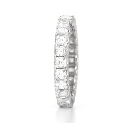 2.24 Carat Asscher Cut Diamond Eternity Band